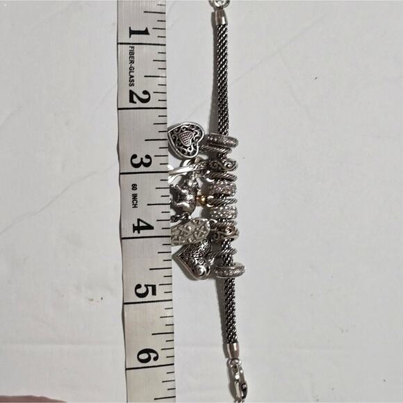 Brighton Arkansas Razorbacks Heart Sunglasses Sandal Charm Bracelet - Picture 10 of 10